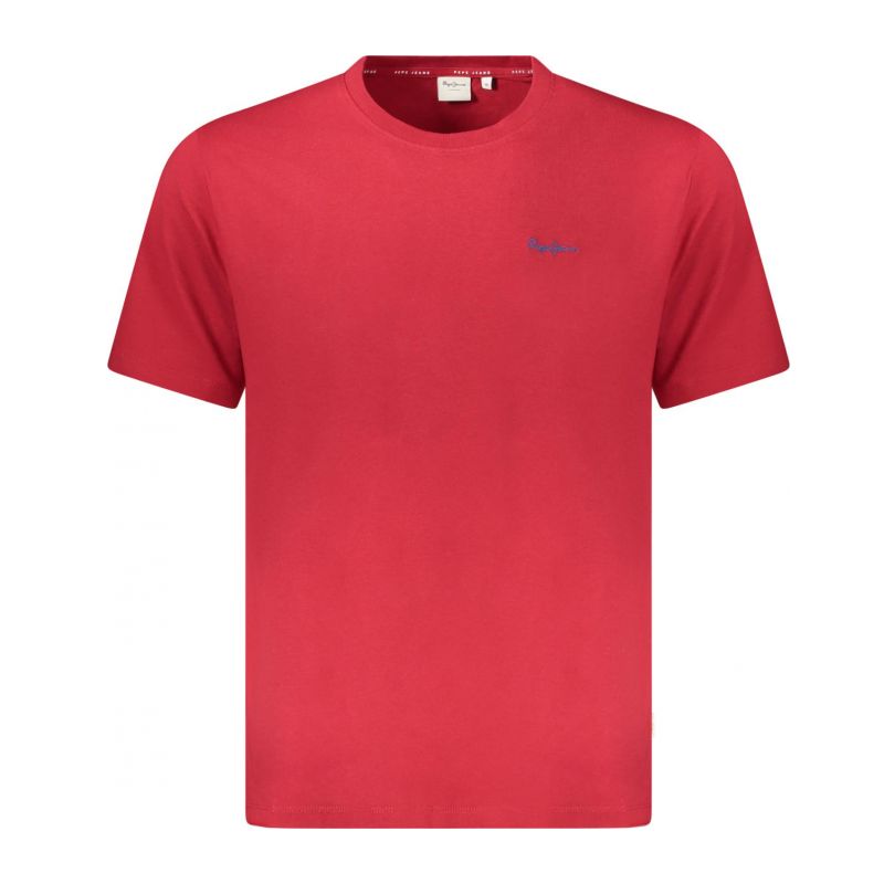 Мъжка тениска с къс ръкав , червена PEPE JEANS PM509741_RO285