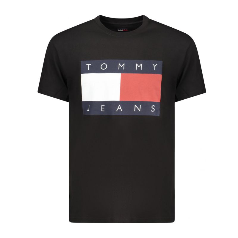 Мъжка тениска с къс ръкав , черна TOMMY HILFIGER DM0DM22645_NEBDS