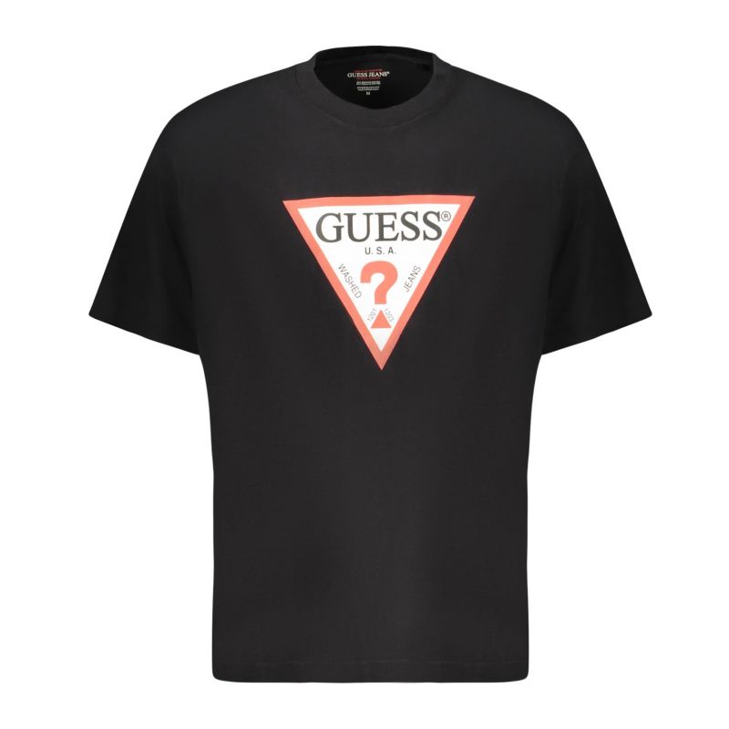 Мъжка тениска с къс ръкав  jeans, черна GUESS M4YI45K8FQ4_NEJBLK