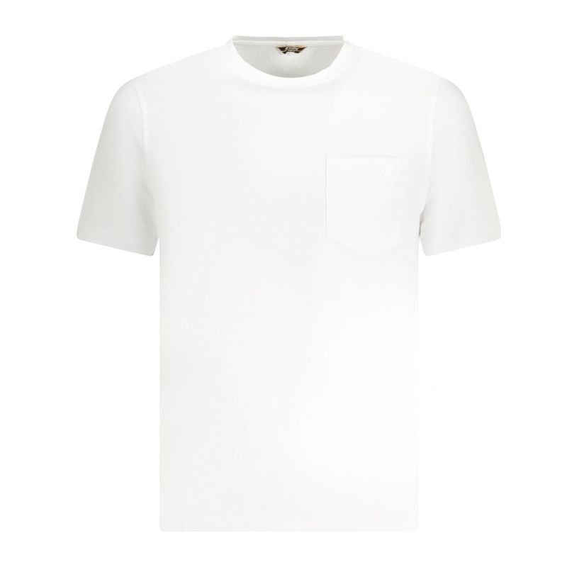 Мъжка тениска с къс ръкав k-way, бяла K WAY K31368WSIGURJERSEY_BI001