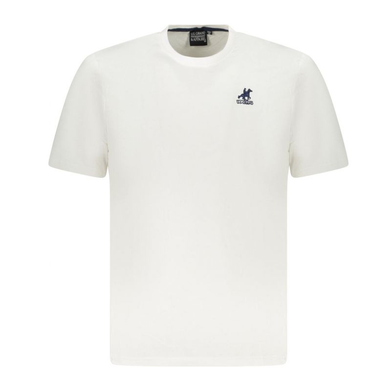 Мъжка тениска с къс ръкав us grand, бяла U.S. GRAND AU02643_BI6BIANC