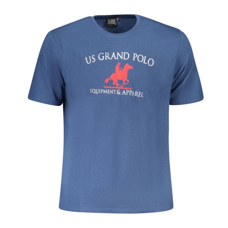 Мъжка тениска с къс ръкав us grand, синя U.S. GRAND AU02645_BL2JEANS