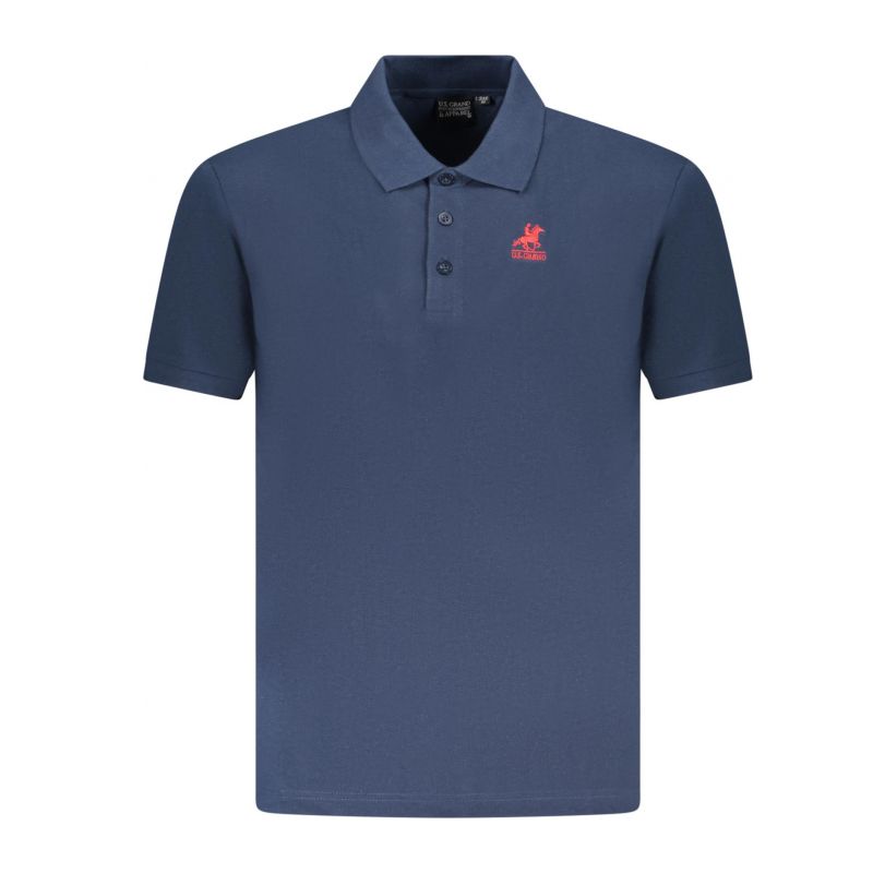 Мъжка тениска с къс ръкав us grand polo, синя U.S. GRAND AU02658_BL1NAVY