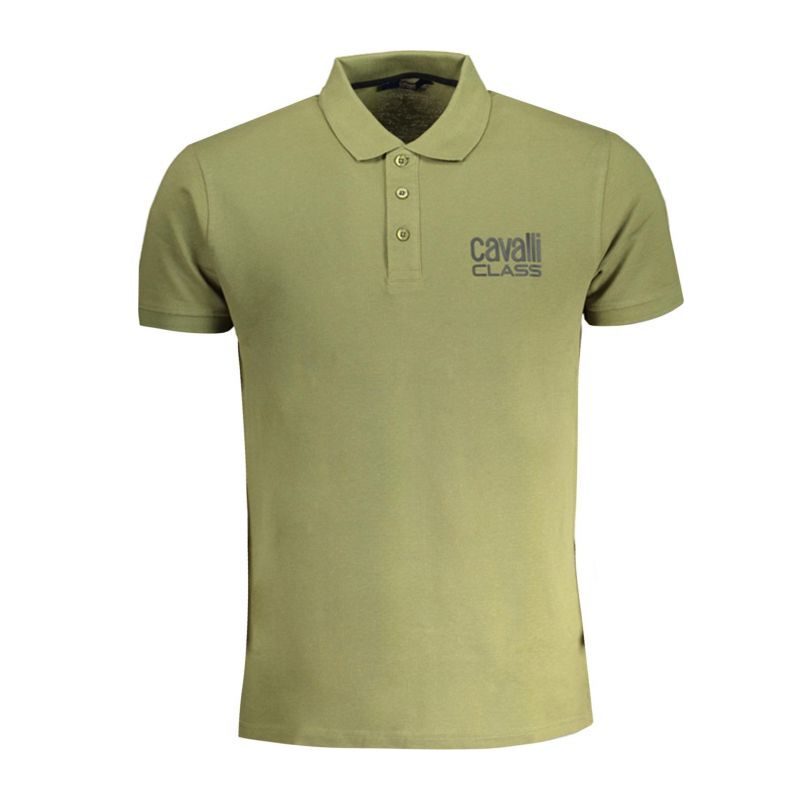 Мъжка тениска с яка CAVALLI CLASS QXT64ZKB002_VE04050