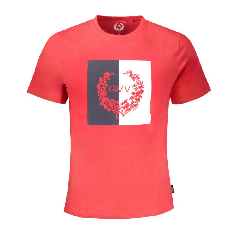 Мъжка тениска с яка GIAN MARCO VENTURI AU01416ATTILIO_RORED