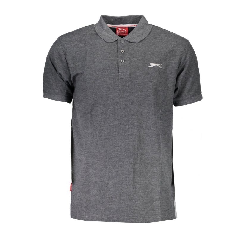 Мъжка тениска с яка SLAZENGER SNR-62_GRIGIO_CHARCOAL-MARL