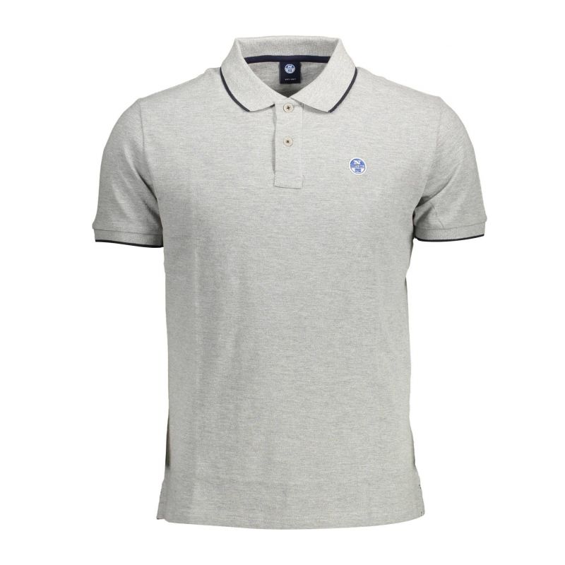 Мъжка тениска с яка NORTH SAILS 692353-000_GRIGIO_0926