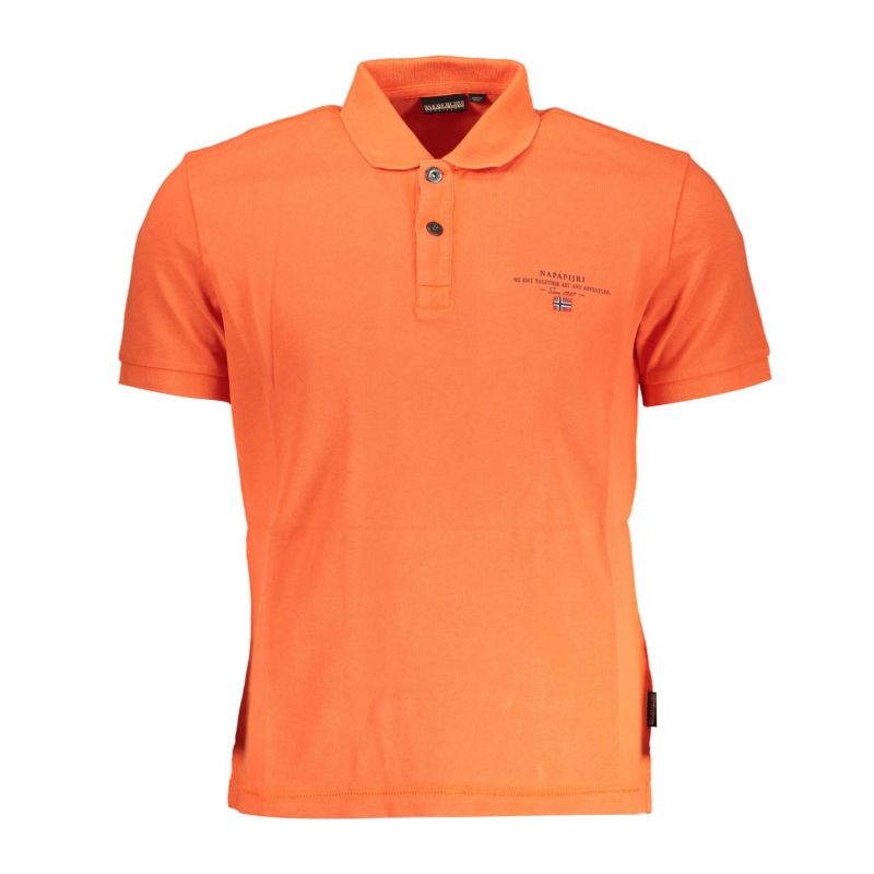 Мъжка тениска с яка NAPAPIJRI NP0A4GDL-ELBAS-SS-4_ROSSO_R05