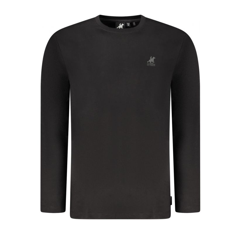 Мъжка черна тениска с дълъг ръкав us grand U.S. GRAND AU02834PAGURO_NEA7250