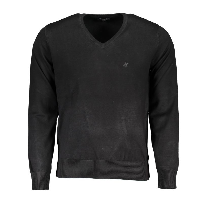 Мъжка черна фланелка на us grand U.S. GRAND OUSTR261_NENERO