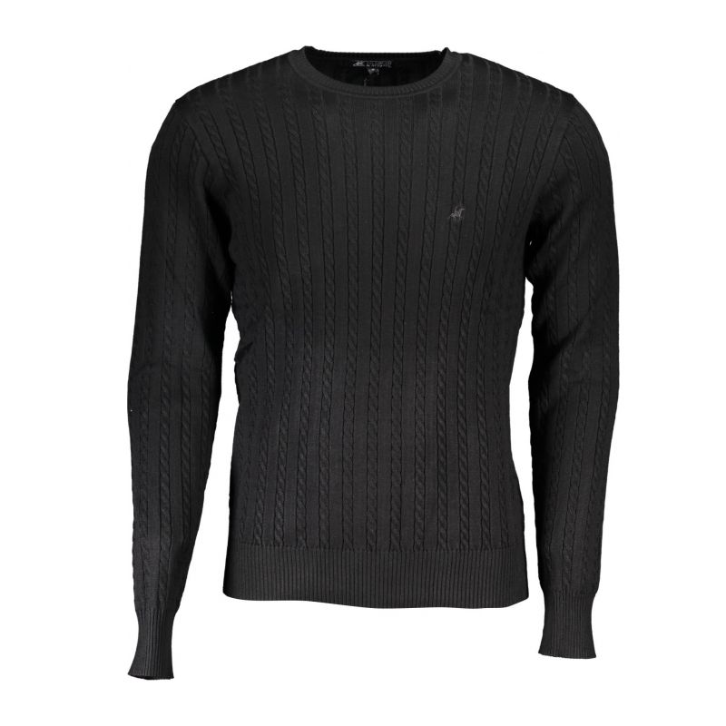 Мъжка черна фланелка на us grand U.S. GRAND USTR920_NENERO