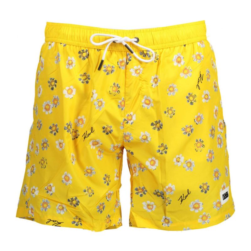 Мъжки бански KARL LAGERFELD KL22MBM07_GIALLO_YELLOW