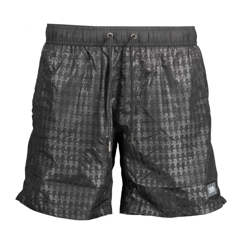 Мъжки бански KARL LAGERFELD KL22MBM12_NERO_ONLY-ONE-COLOUR