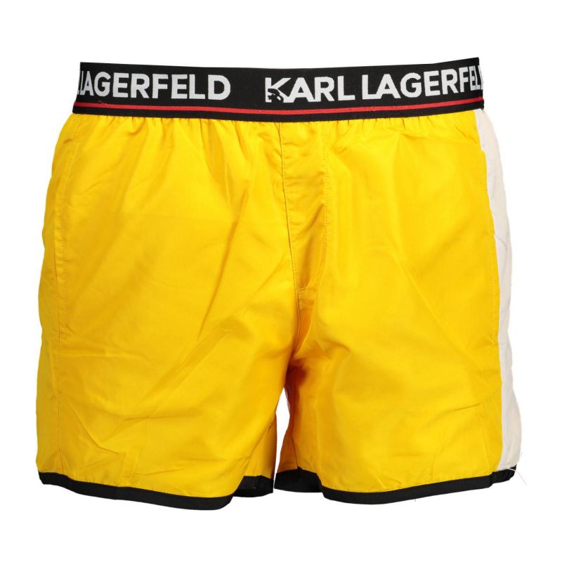 Мъжки бански KARL LAGERFELD KL22MBS07_GIALLO_YELLOW