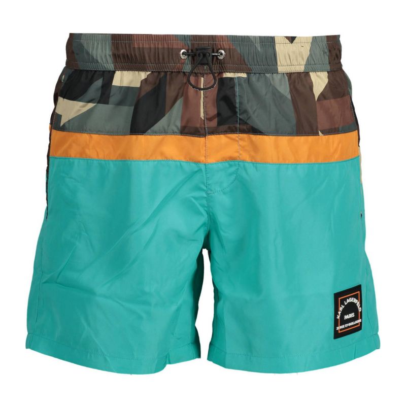 Мъжки бански KARL LAGERFELD KL22MBS04_VERDE_CERAMIC