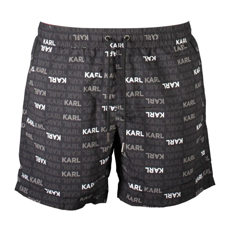 Мъжки бански KARL LAGERFELD KL21MBM06_NERO_BLACK