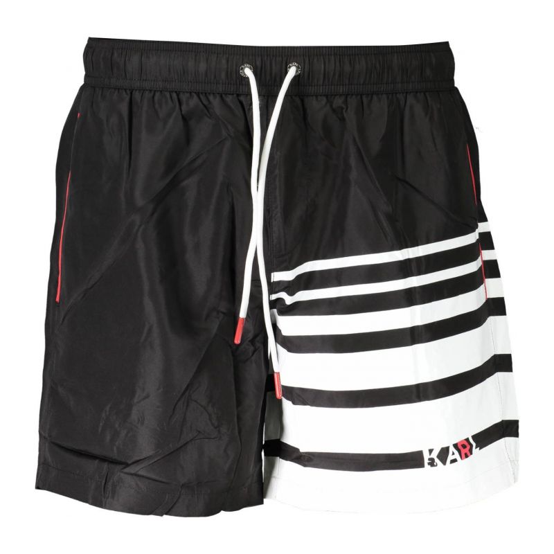 Мъжки бански костюм  beachwell, черен, долнище KARL LAGERFELD KL20MBM03_1C6D3CF_NEROBLACK