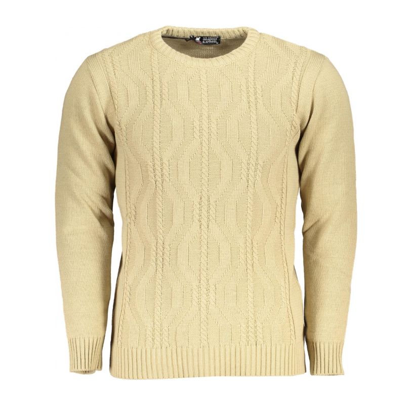 Мъжки бежов пуловер us grand U.S. GRAND USTR957_BESABBIA
