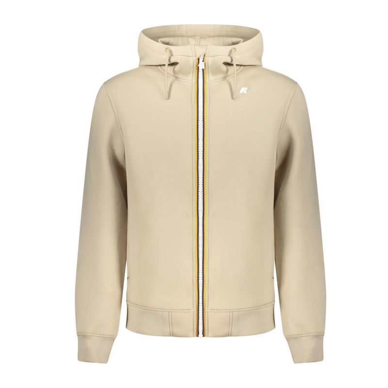 Мъжки бежов суитшърт с цип k-way K WAY K2141DWRAINERSPACER_BEXP2