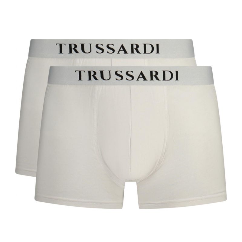 Мъжки бели боксерки  TRUSSARDI TRU2UTR01_BI01WHI