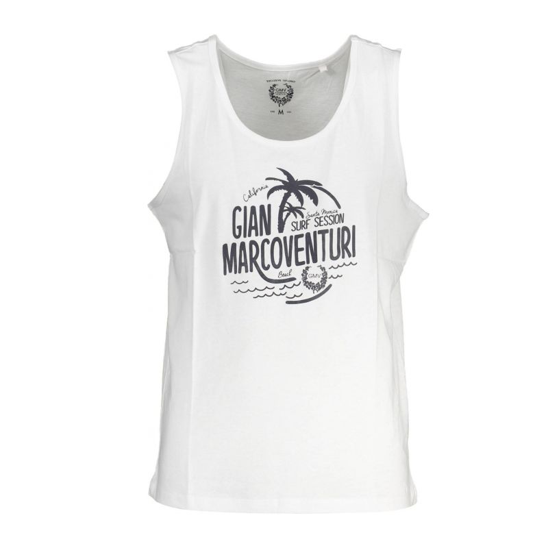 Мъжки бял потник  GIAN MARCO VENTURI AU000791ROLANDO_CA00ADE_BIANCOWHIT