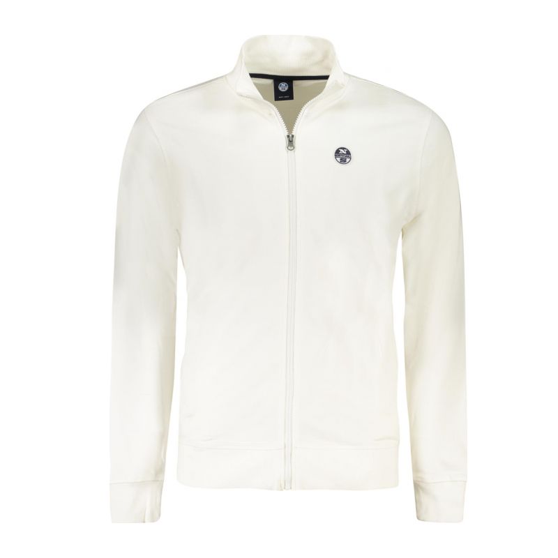 Мъжки бял суитшърт с цип  NORTH SAILS 993025000_BI0105