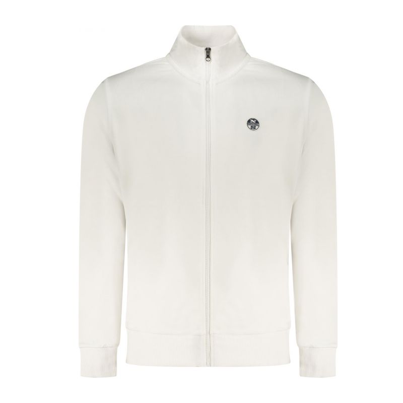 Мъжки бял суитшърт с цип  NORTH SAILS 993037000_BI0101