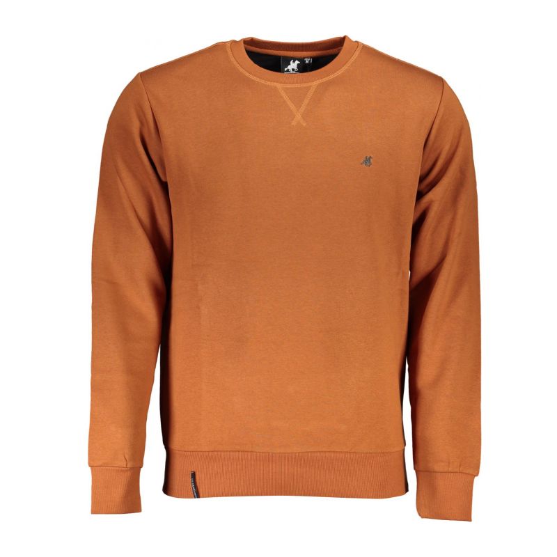 Мъжки кафяв суитшърт с цип us grand U.S. GRAND USF175_MAMATTONE