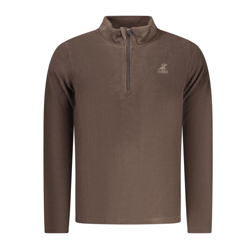 Мъжки кафяв суитшърт с цип us grand U.S. GRAND AU02831JUPITER_MAA6750