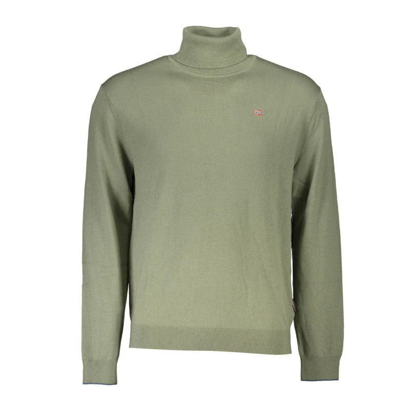 Мъжки пуловер NAPAPIJRI NP0A4GJT-DAMAVAND-T-1_VERDE_GAE