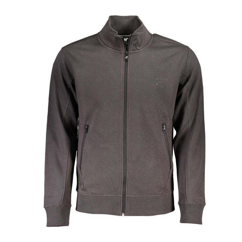 Мъжки сиви суитшърт с цип us grand U.S. GRAND USF897_GRGRIGIOSC