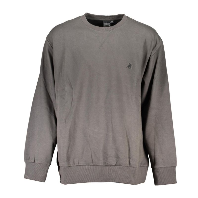 Мъжки сиви суитшърт с цип us grand U.S. GRAND OUSF250_GRGRSCURO