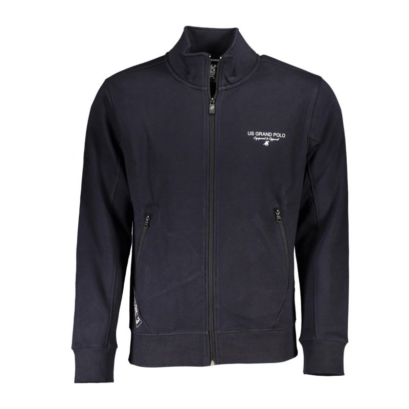 Мъжки син суитшърт с цип us grand U.S. GRAND USF897_BLBLU