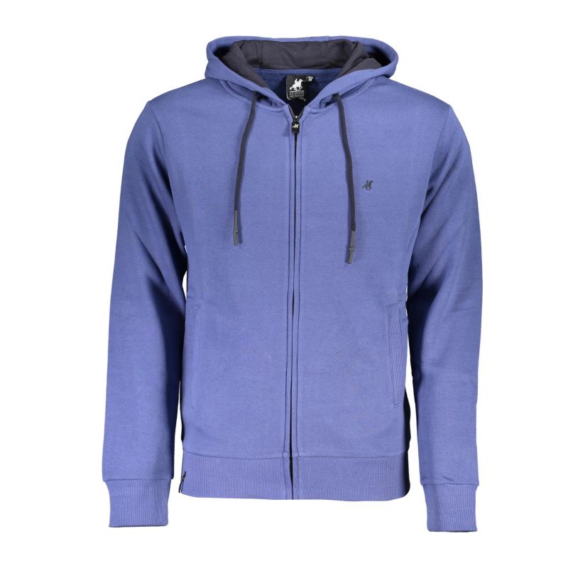 Мъжки син суитшърт с цип us grand U.S. GRAND USF179_BLDENIM