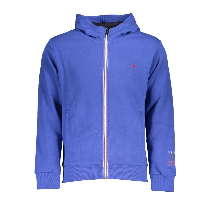 Мъжки син суитшърт с цип us grand U.S. GRAND USF902_BLINDACO