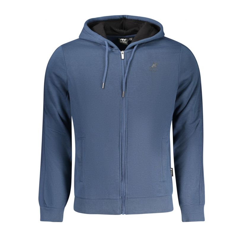 Мъжки син суитшърт с цип us grand U.S. GRAND AU02822MAGELLANO_BLA7400