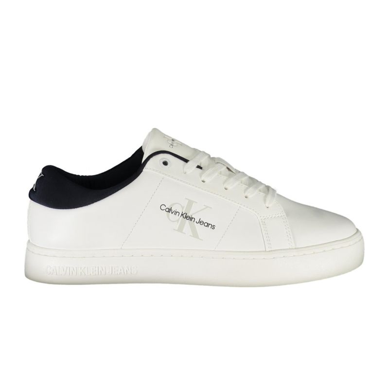 Мъжки спортни обувки , бели CALVIN KLEIN YM0YM00864_BIYAF