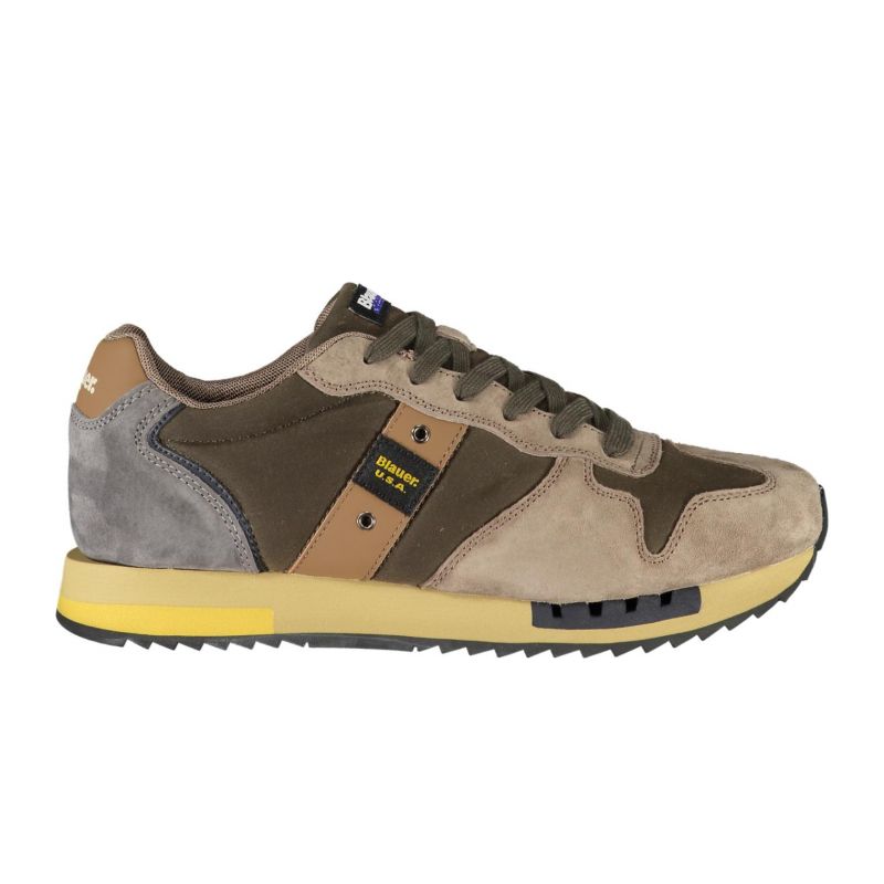 Мъжки спортни обувки , зелени BLAUER F5QUEENS01WAX_VEMILTAU