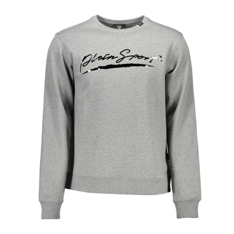 Мъжки суитшър без цип , сив PLEIN SPORT FIPS207_CDB37E8_GRIGIO94GR