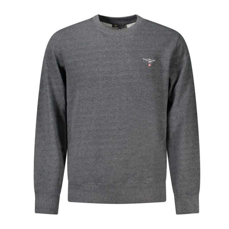 Мъжки суитшър с цип, военна академия, сив ACCADEMIA MILITARE W5S6437014_GR072