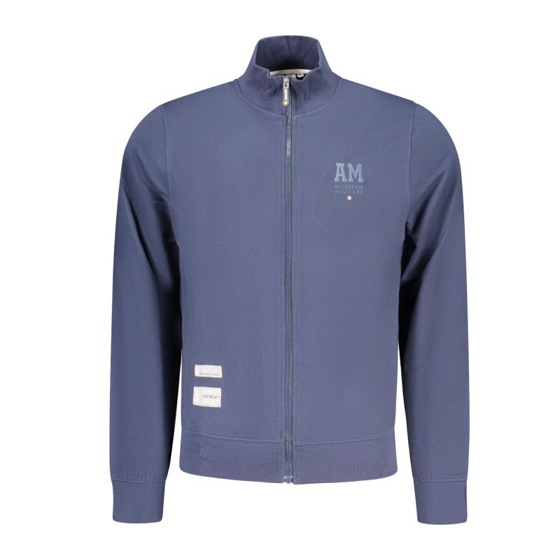 Мъжки суитшър с цип, син, военна академия ACCADEMIA MILITARE S6S663-5731_BL044