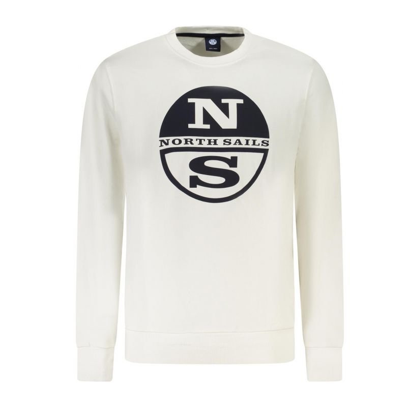 Мъжки суитшър с цип , бял NORTH SAILS 993023000_BI0105