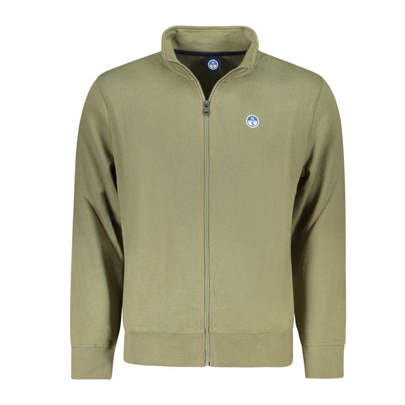 Мъжки суитшър с цип , зелен NORTH SAILS 691221000_VE0421