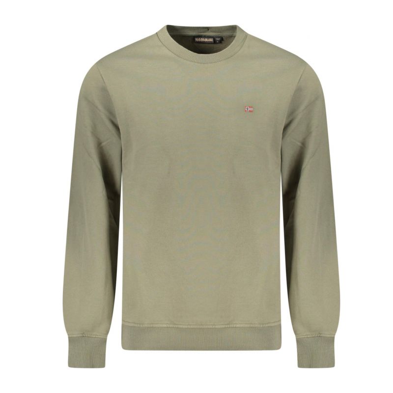 Мъжки суитшър с цип , зелен NAPAPIJRI NP0A4FQWBALISCREW1_VEG0A