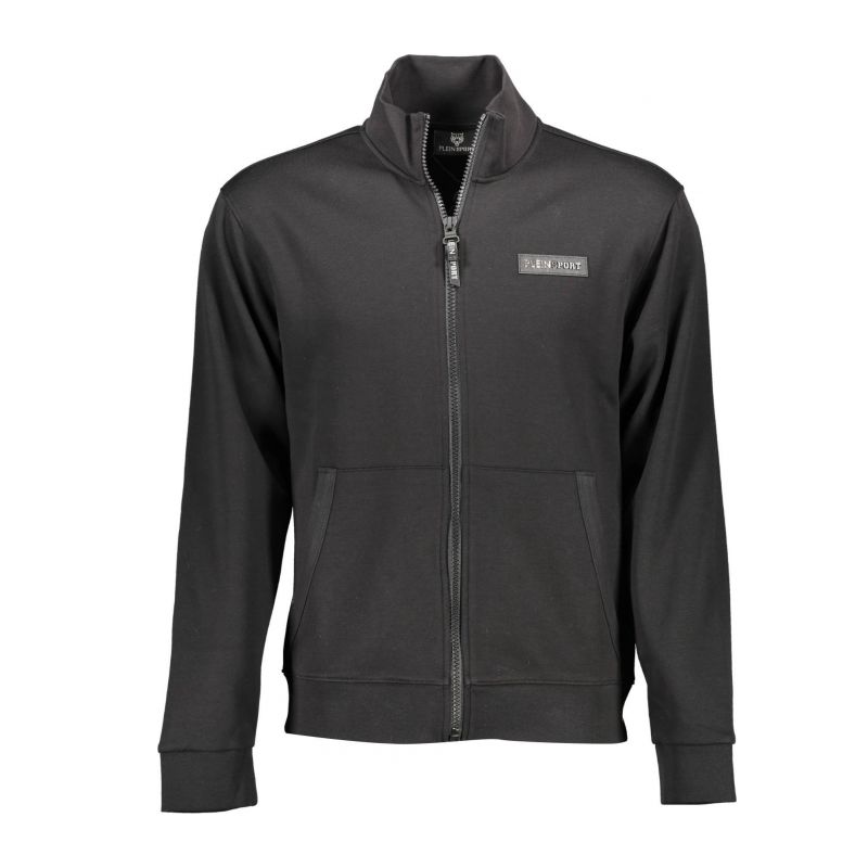 Мъжки суитшър с цип , черен PLEIN SPORT FIPS205_DDF792F_NERO99BLAC