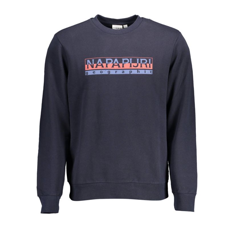 Мъжки суитшърт без цип, син NAPAPIJRI NP0A4EZ9BERISC_DB7C4E2_BLU176