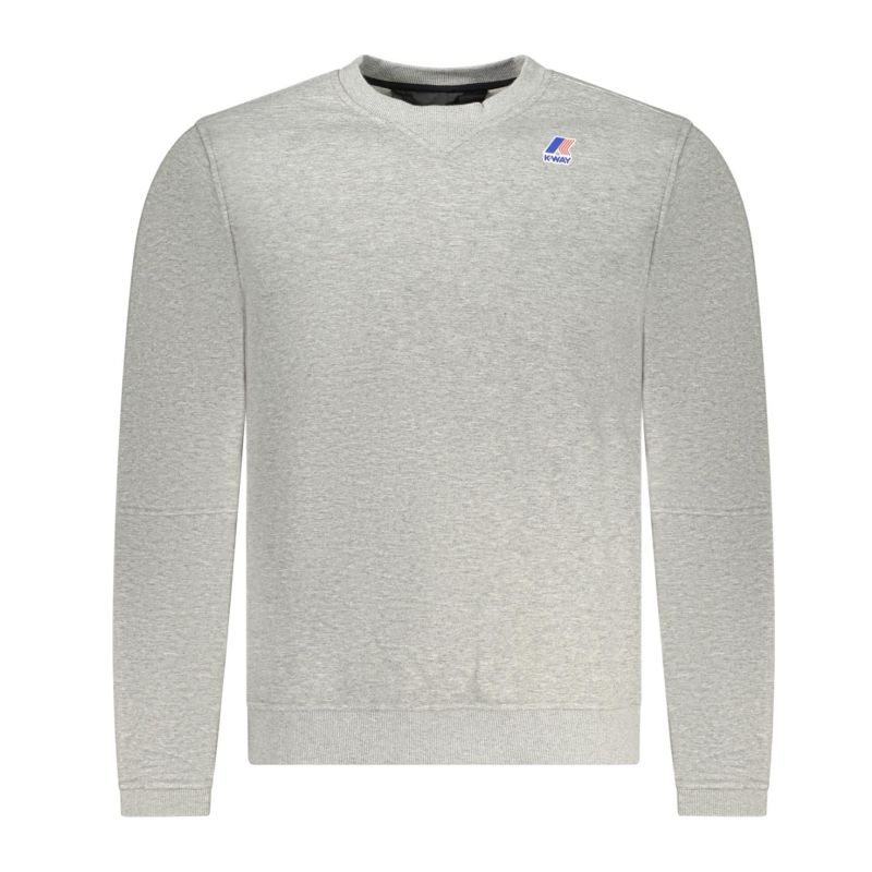 Мъжки суитшърт без цип k-way, сив K WAY K6132MWNAELBRUSHEDPC_GRAH1