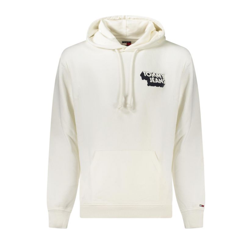 Мъжки суитшърт с цип , бял TOMMY HILFIGER DM0DM21625_BIYBL