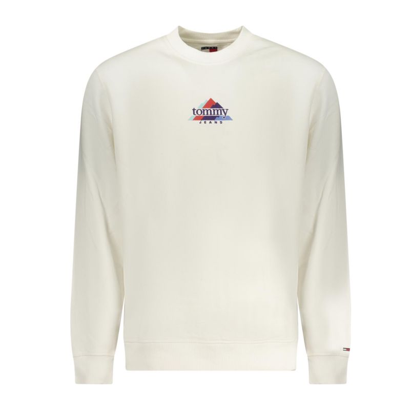 Мъжки суитшърт с цип , бял TOMMY HILFIGER DM0DM22418_BIYBL