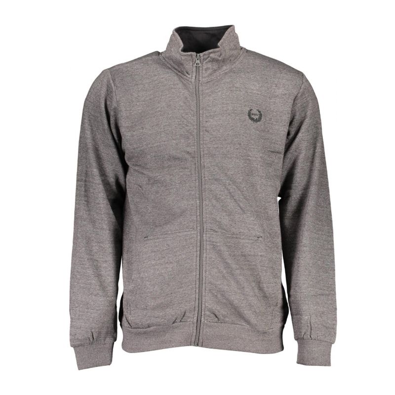 Мъжки суитшърт с цип , сив GIAN MARCO VENTURI AU00595FOSSILE_E34927F_GRIGIOCHAR